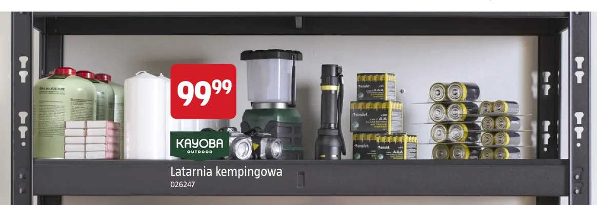 Latarnia kempingowa Kayoba promocja w Jula