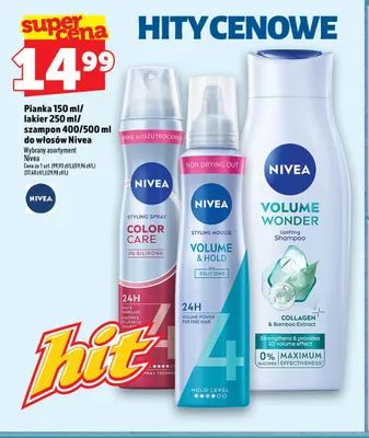 Szampon do włosów Nivea 500 ml promocja w TOPAZ