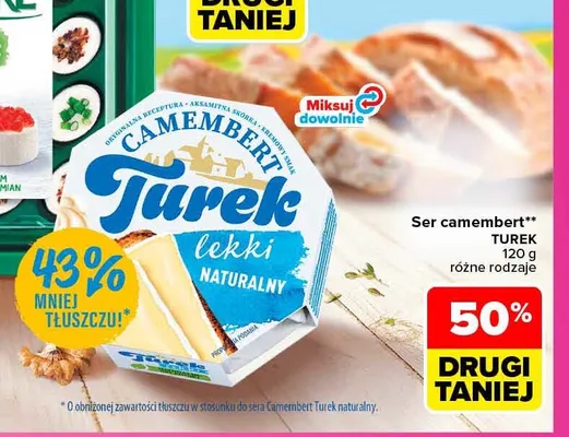 Ser camembert Turek promocja w Carrefour