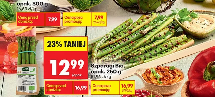 Szparagi Bio Go Bio promocja w Biedronka