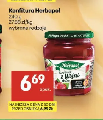 Konfitura Herbapol promocja w Delikatesy Centrum