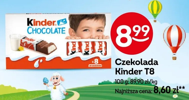 Czekolada T8 promocja w Żabka