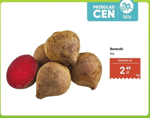 Buraczki luz promocja w Dino