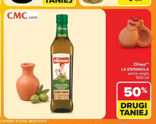 Oliwa La Espanola extra virgin promocja w Carrefour