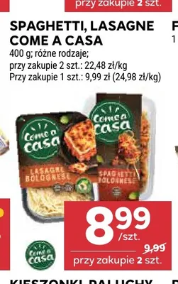 Lasagne Bolognese Come a Casa promocja w Stokrotka