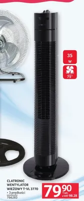 Wentylator wieżowy Clatronic T-VL 3770 promocja w Selgros
