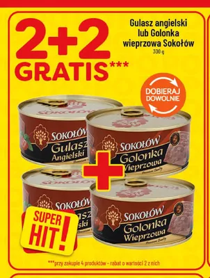 Gulasz angielski Sokołów promocja w POLOmarket