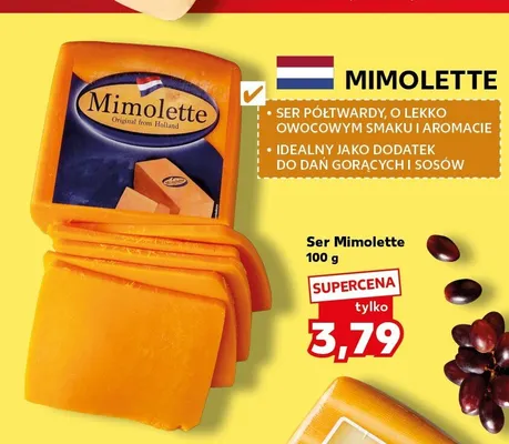 Ser Mimolette promocja w Kaufland