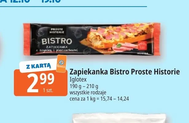 Zapiekanka Bistro Proste Historie promocja w Leclerc