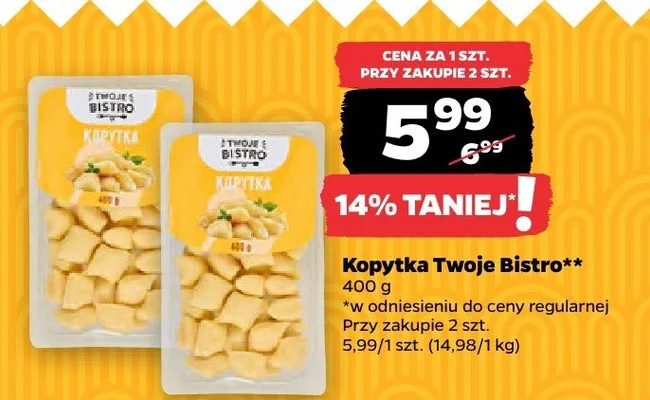 Kopytka promocja w Netto