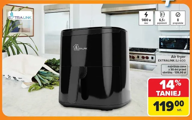 Air fryer Extralink SJ-600 promocja w Carrefour