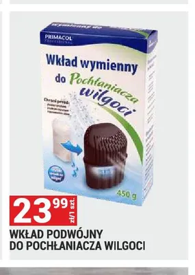 Wkład podwójny do pochłaniacza wilgoci Primacol Professional promocja w Merkury Market