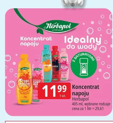 Koncentrat napoju Herbapol promocja w Leclerc