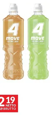 Napój izotoniczny 4Move różne smaki 750ml promocja w Makro