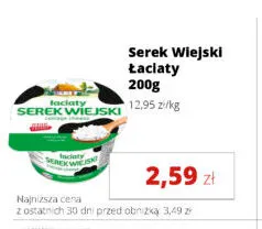 Serek wiejski Łaciate promocja w Torimpex Toruńska Sieć Sklepów Spożywczych