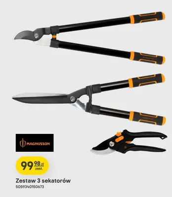 Zestaw 3 sekatorów Magnusson promocja w Castorama