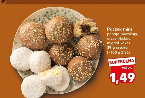 Pączek mini papaja-marakuja promocja w Kaufland