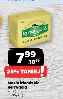 Masło irlandzkie Kerrygold promocja w Netto