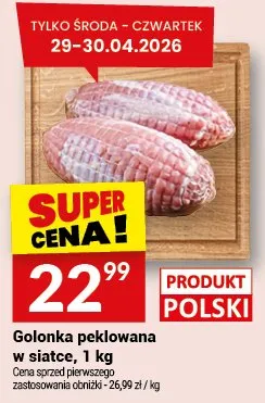 Golonka peklowana w siatce polska promocja w Twój Market