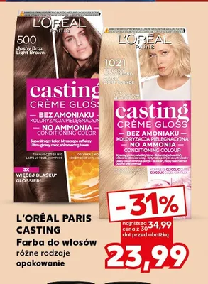 Farba do włosów L'Oréal Paris Casting promocja w Kaufland