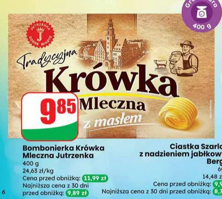 Ciastka Szarlotki z nadzieniem jabłkowym Bergen promocja w Dino