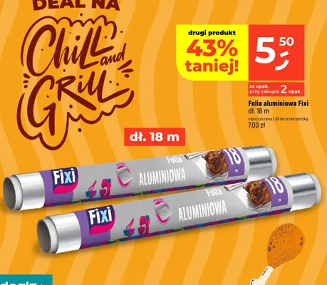 Folia aluminiowa promocja w Dealz