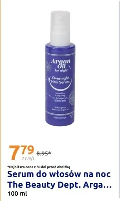 Serum do włosów na noc Argan Oil promocja w Action