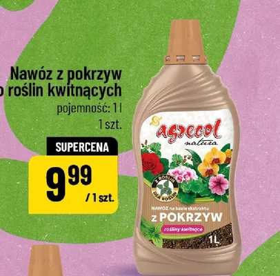 Nawóz z pokrzyw do roślin kwitnących Agrecol promocja w POLOmarket