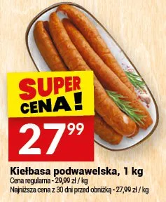 Kiełbasa podwawelska promocja w Twój Market