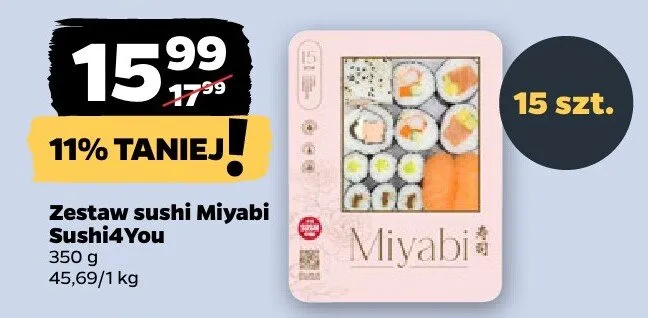 Zestaw sushi Miyabi Sushi4You promocja w Netto