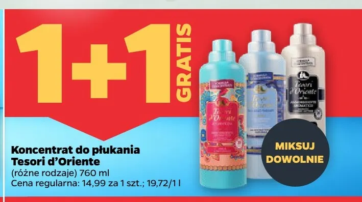 Koncentrat do płukania Tesori d'Oriente promocja w Netto