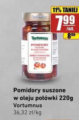 Pomidory suszone w oleju połówki Vortumnus promocja w API Market