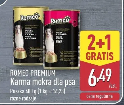 Karma mokra dla psa promocja w Aldi