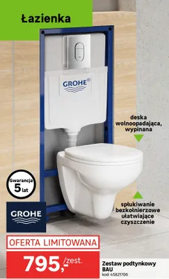 Zestaw podtynkowy BAU promocja w Leroy Merlin