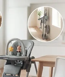 Krzesełko do karmienia Jordgubbe promocja w Biedronka Home