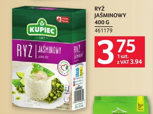 Ryż jaśminowy Kupiec promocja w Selgros