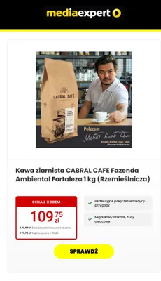 Kawa ziarnista Fazenda Ambiental Fortaleza (Rzemieślnicza) promocja w Media Expert