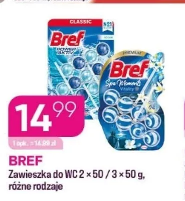 Zawieszka do WC Bref promocja w Drogerie Koliber