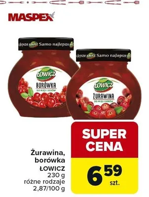 Żurawina promocja w Carrefour