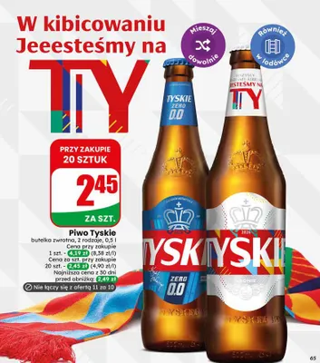 Piwo Tyskie promocja w Dino