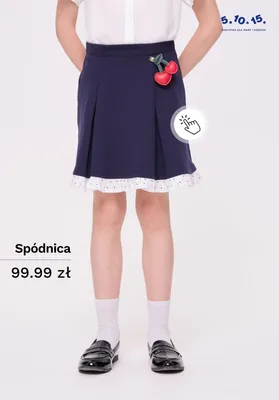 Spódnica dziecięca 5,10,15. promocja w BACK TO SCHOOL