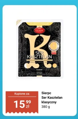 Ser Kasztelan klasyczny Sierpc promocja w Biedronka