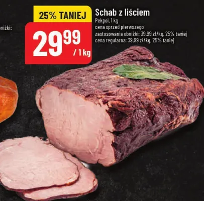 Schab z liściem promocja w POLOmarket