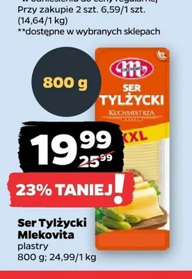 Ser Tylżycki Mlekovita promocja w Netto