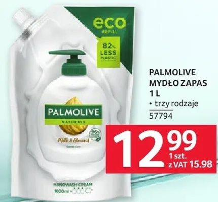 Mydło w płynie Palmolive Eco Zapas 1 l promocja w Selgros