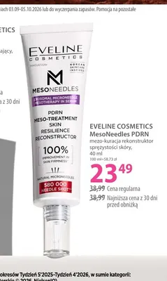 Mezo-kuracja rekonstruktor sprężystości skóry MesoNeedles PDRN Eveline Cosmetics promocja w Hebe