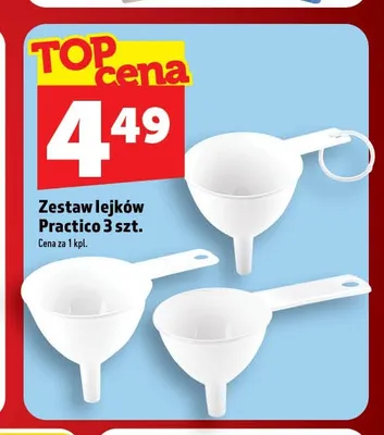 Zestaw lejków Practico 3-pak promocja w TOPAZ