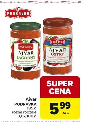 Ajvar łagodny promocja w Carrefour Market