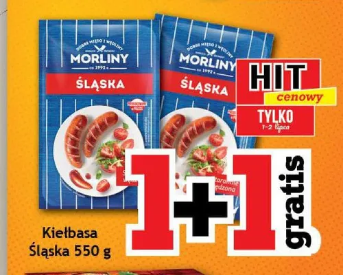Kiełbasa Śląska Morliny promocja w Gram Market