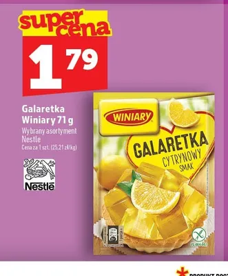 Galaretka cytrynowa Winiary promocja w TOPAZ
